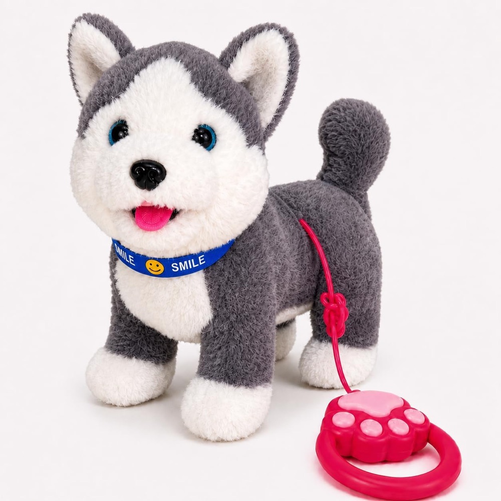Cachorrinho Husky Interativo que Anda e Repete
