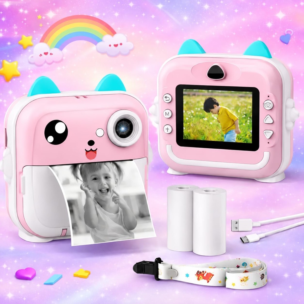 Câmera Infantil que Imprime a Foto na Hora