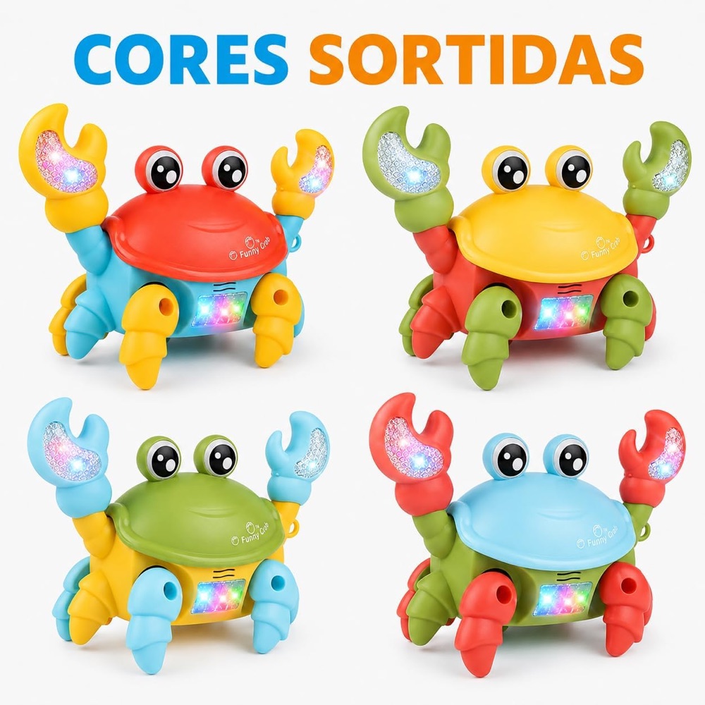 Caranguejo Fujão com Luz e Música 3