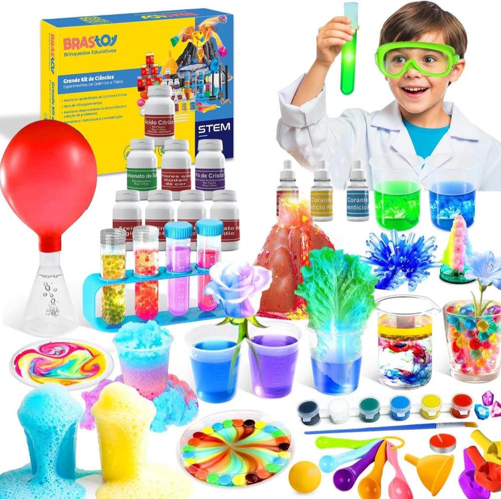 Kit de Experimentos Científicos 135+