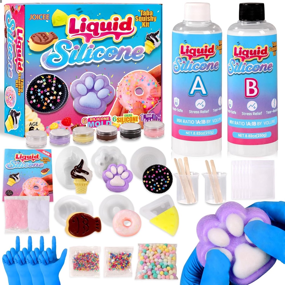 Kit Faça Seu Taba Squishy (6 moldes)