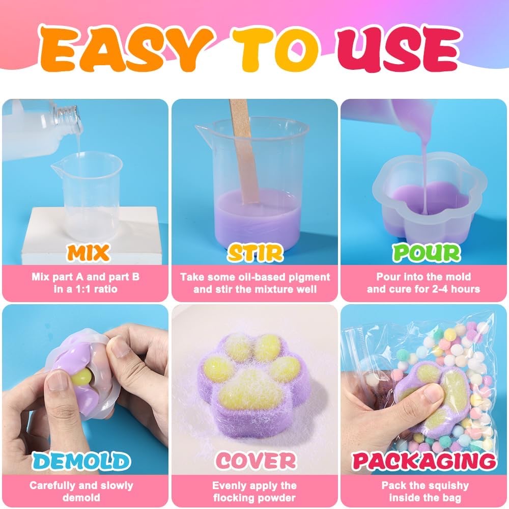 Kit Faça Seu Taba Squishy (6 moldes) 3
