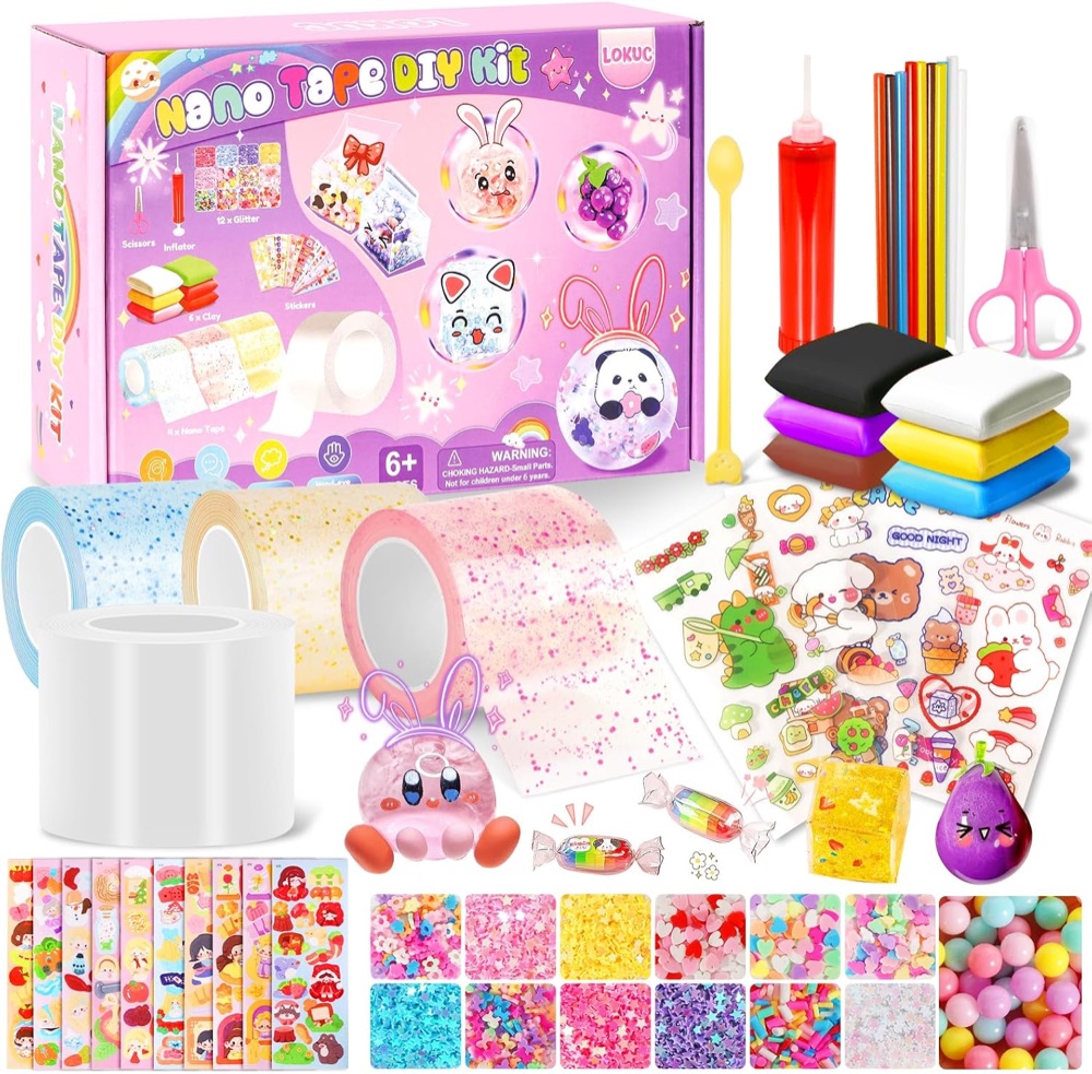 Kit Nano Tape: Faça Squishy de Fita (52 peças)