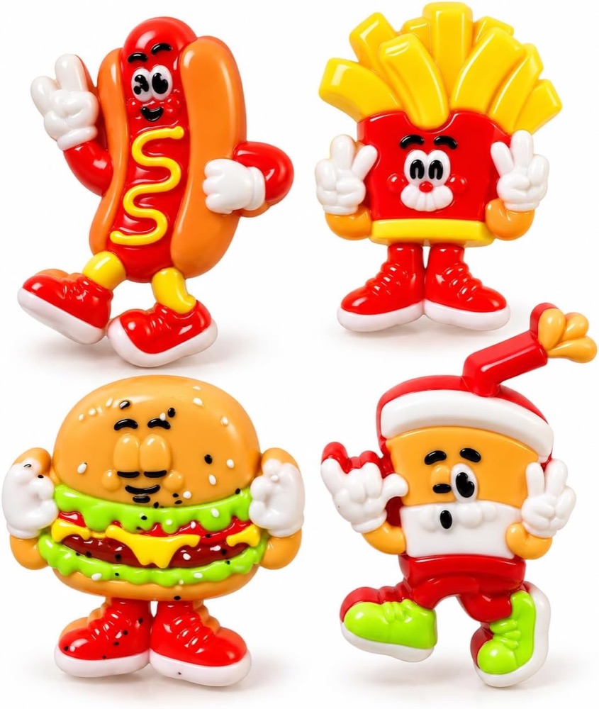 Kit 4 Squishy Fast Food 2