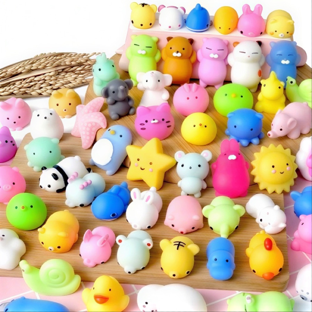 Kit 20 Squishy Mochi Bichinhos 2
