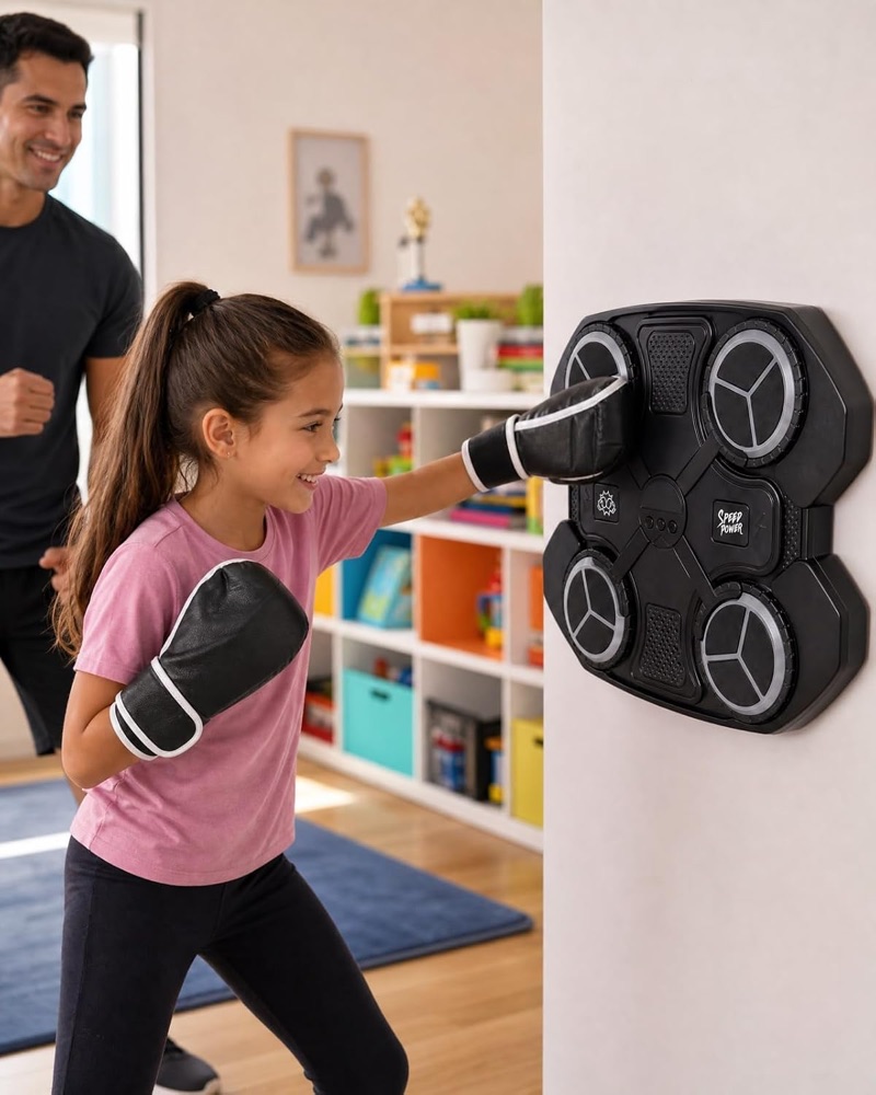 Máquina de Boxe Musical com Luvas 3