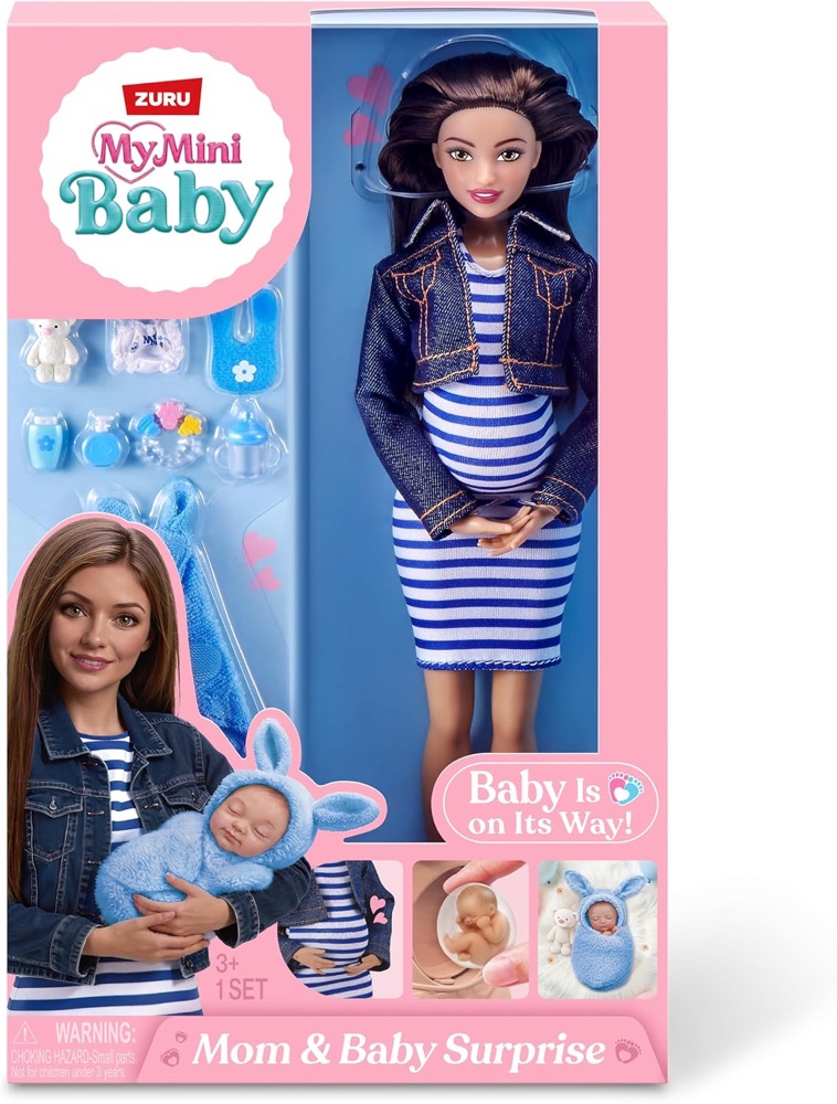 Boneca My Mini Mamãe e Bebê Surpresa 2