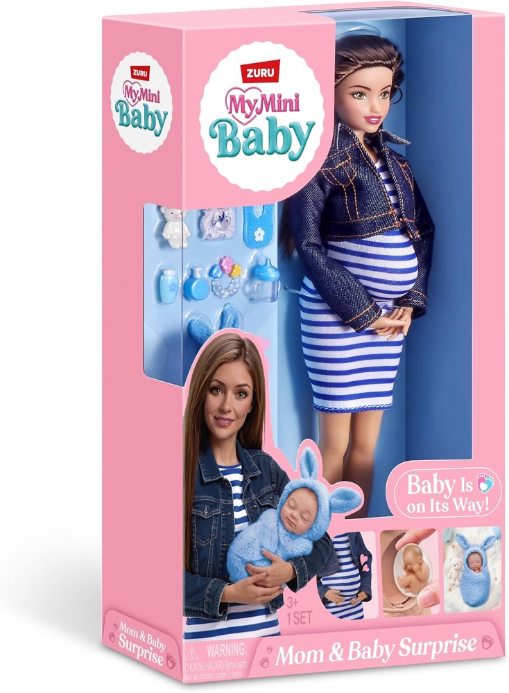 Boneca My Mini Mamãe e Bebê Surpresa 4