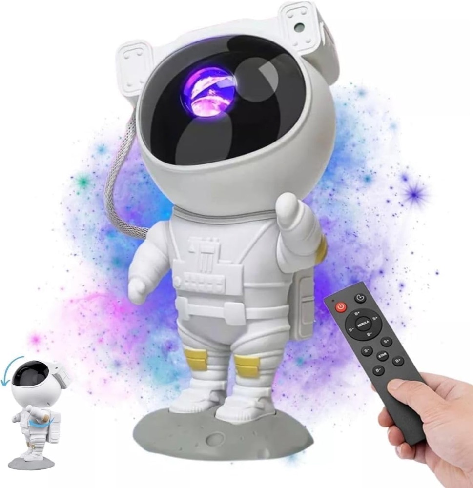 Projetor Astronauta Galáxia com Controle