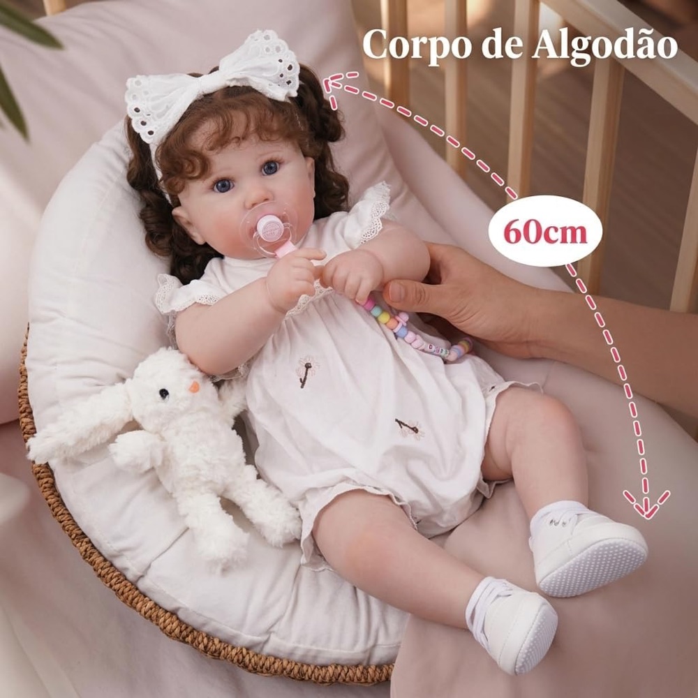 Bebê Reborn Toddler Grandinha 60 cm 4