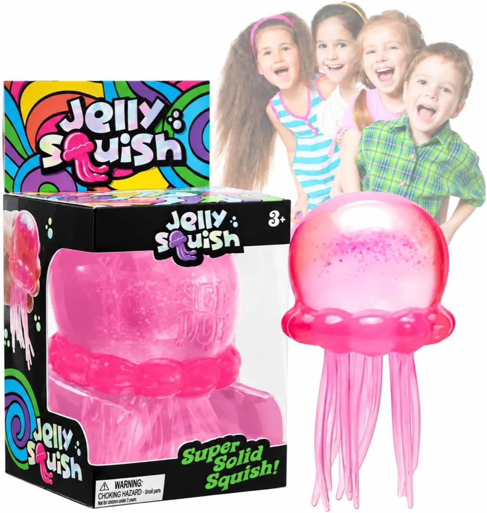 Squishy Água-Viva com Glitter