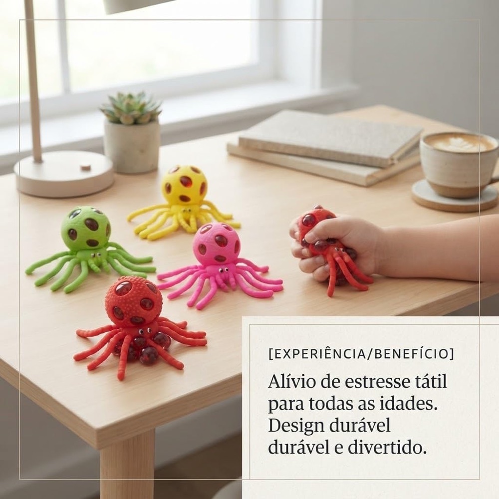 Squishy Aranha com Bolinhas de Gel 2