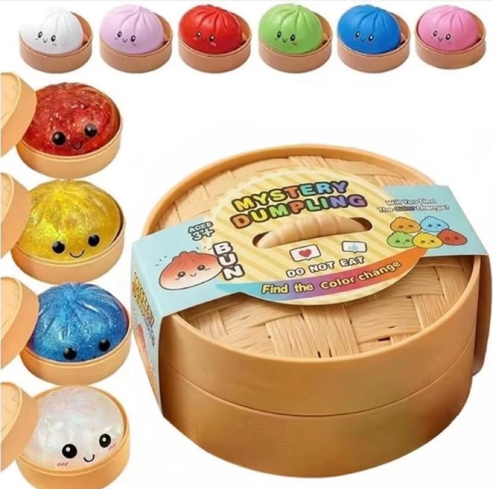 Squishy Bolinho Surpresa com Glitter
