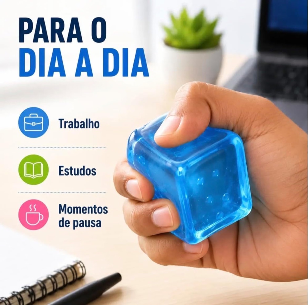 Squishy Cubo de Gelo (Gelinho Solid Squish) 3