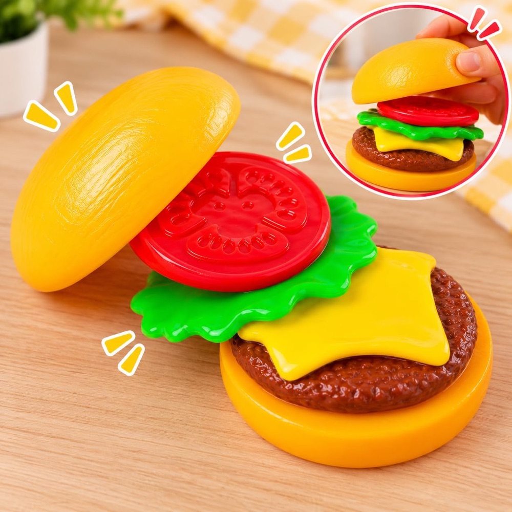 Squishy Hambúrguer com Camadas 4