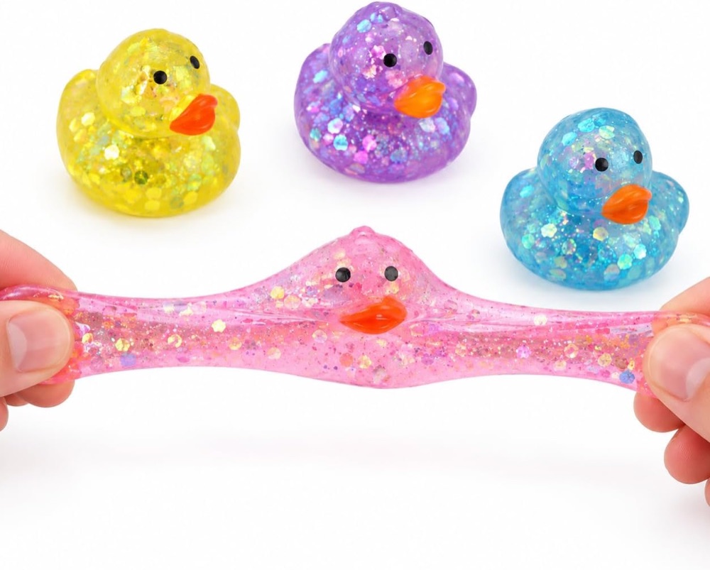 Squishy Patinho Gummy com Glitter 2