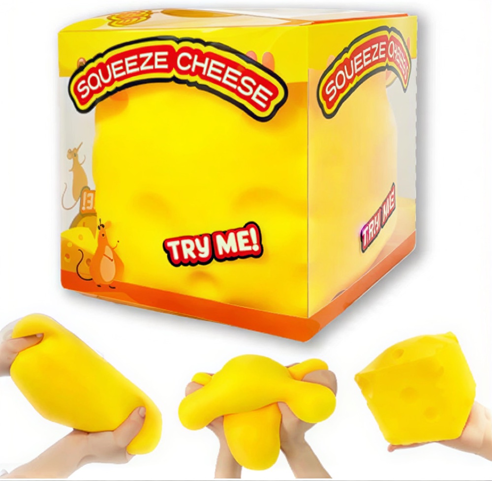 Squishy Queijo Gigante 10 cm