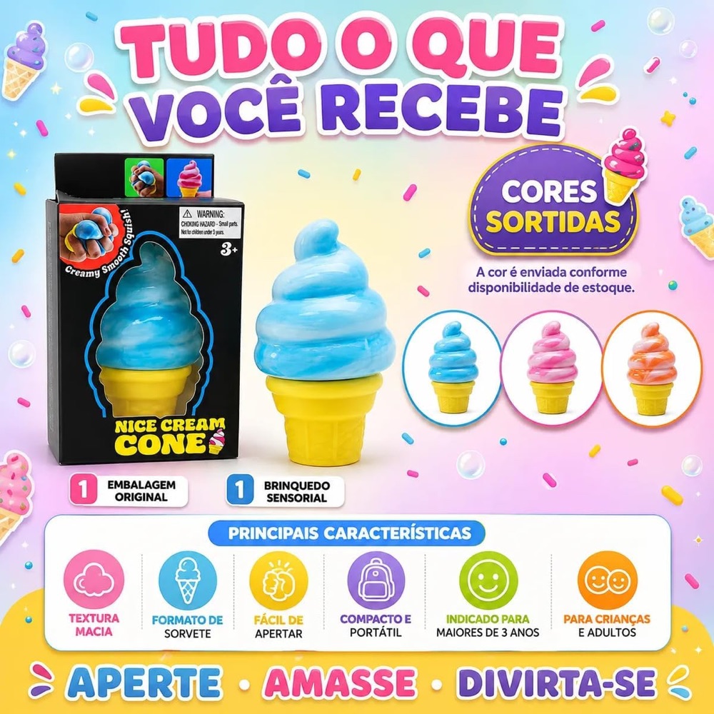 Squishy Sorvete de Casquinha 2
