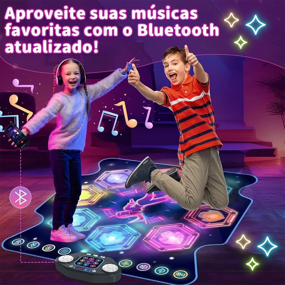 Tapete de Dança com Luz e Bluetooth 3