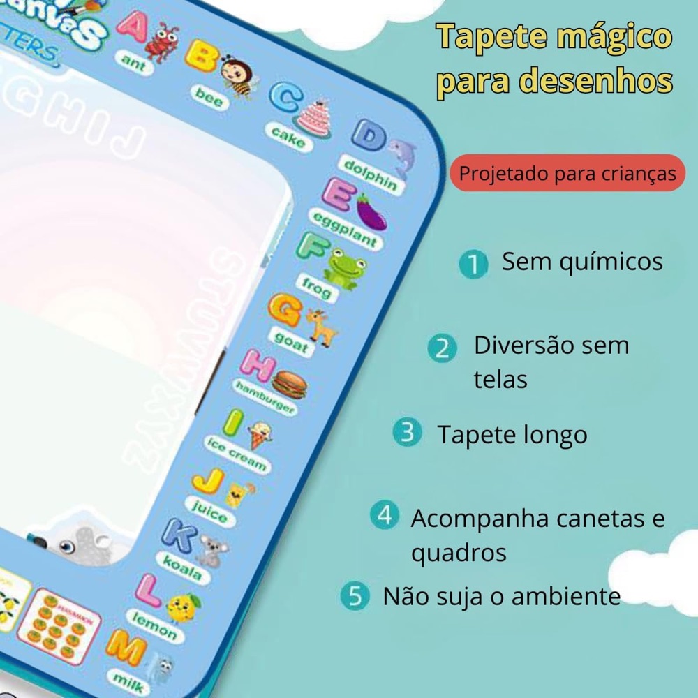 Tapete Mágico de Pintar com Água 80x60 2