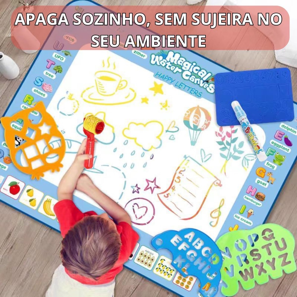 Tapete Mágico de Pintar com Água 80x60 3