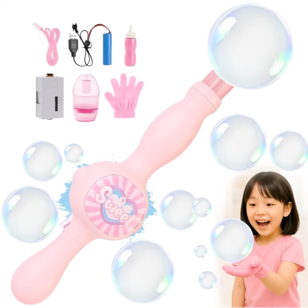 Varinha de Bolhas de Fumaça com Luvas